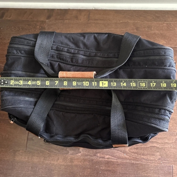 Christian Dior Authentic Retro Duffel Bag Great Condition Large Black Brown - Picture 4 of 10